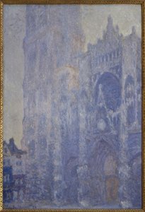 La catedral de Rouen. El portal y la torre Saint-Romain de Claude Monet